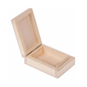 FK Dřevěná krabička - 11x8x4 cm, Přírodní