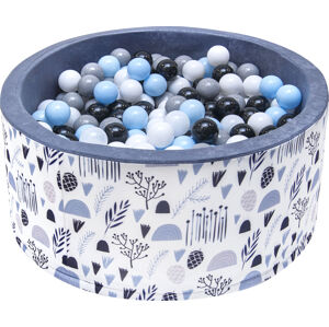 Webex Dětský bazének s míčky - šedý motiv - 200 ks míčků