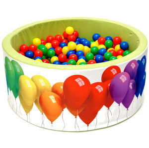 Webex Dětský bazének s míčky - balónky barevné - 200 ks míčků