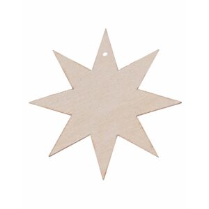 FK Dřevěná ozdoba (hvězda) - 7x7 cm