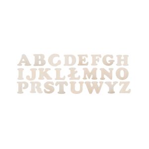 FK Dřevěná ozdoba (abeceda 1ks) - 10x10 cm