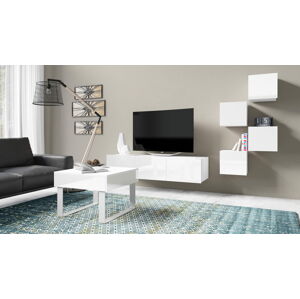 GAB Obývací stěna + konferenční stolek - Lorona 20 (Bílá)