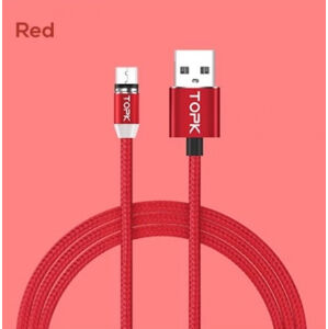 Anral Micro USB nabíjecí kabel - Magnetický červený