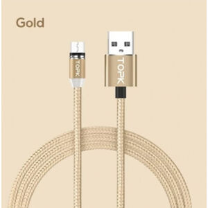 Anral Micro USB nabíjecí kabel - Magnetický zlatý