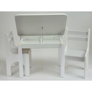 Stůl a dvě židličky K1 šedá