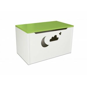 Box na hračky - mrak zelená 70cm/42cm/40cm