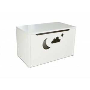 HB Box na hračky - mrak bílá 70cm/42cm/40cm