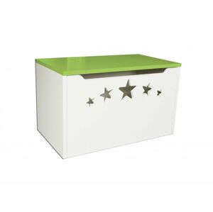Box na hračky - hvězdy zelené 70cm/42cm/40cm