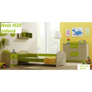 Almers Postel Nela N20 160/80 cm + matrace zelená