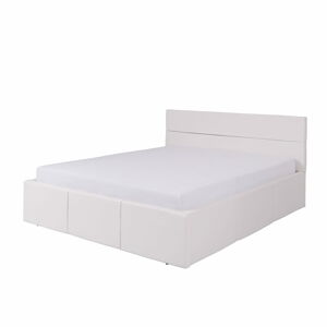 MDC Manželská postel Lorona - bílá (160x200)