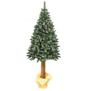 tom Umělý vánoční stromeček s přírodním kmenem - 160 cm