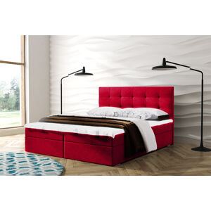 Eka Kontinentální čalouněná postel Oslo - Cassablanca (90x200 cm) Barva látky Trinity: (2310) Růžová