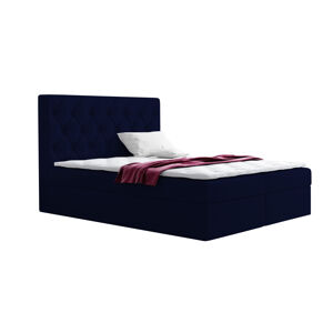 Eka Kontinentální čalouněná postel Elegant - Fresh (200x200 cm) Barva látky - Fresh: Modrá (11)