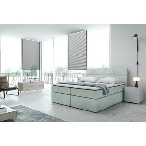 Kontinentální čalouněná postel Smoth - Cassablanca (90x200 cm) Barva látky Casablanca: Mintová (21)