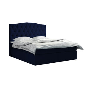 Kontinentální čalouněná postel Exclusive - Fresh (180x200 cm) Barva látky - Fresh: Modrá (11)