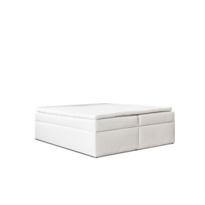 Eka Kontinentální čalouněná postel Classic - Cassablanca Bílá (90x200 cm)