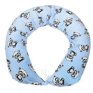 Ar-s Těhotenský polštář - Relaxační poduška - Modrá panda - 170 cm