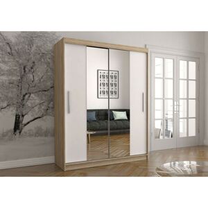 IDZ Šatní skříň Neomi 01 (150 cm) Barva dřeva: Sonoma + Bílá