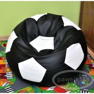 Egat Sedací vak fotbalový míč 300L - 2. JAKOST - černo - bílý