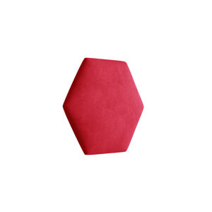 Eka Čalouněný panel Hexagon Trinity 40,5 cm x 35,3 cm - Červená 2309