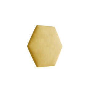 Eka Čalouněný panel Hexagon Trinity 40,5 cm x 35,3 cm - Žlutá 2318