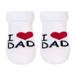 MR Kojenecké  ponožky - I love dad - vel. 56 - 62