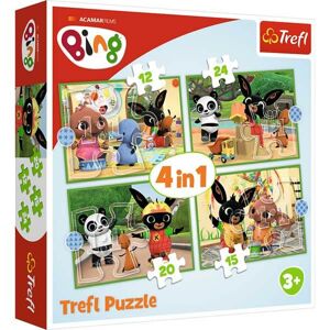 Dětské puzzle 4 v 1 - Bing
