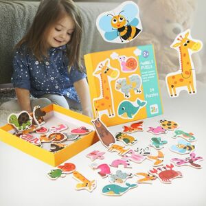 4L Dětské puzzle dvoudílné - Zvířátka safari