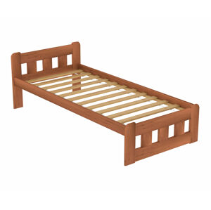 Maxi Zvýšená postel z masivu Nikola 90 x 200 cm - barva Dub ROŠT ZDARMA