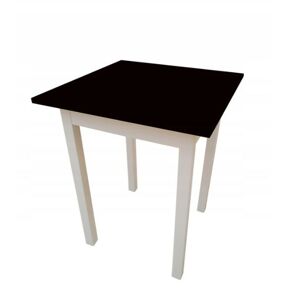 Ali Kuchyňský stůl MINI 60 x 60 cm -  černá / bílá