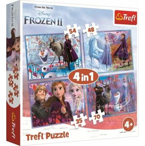 MR Dětské puzzle 4 v 1 - Ledové království