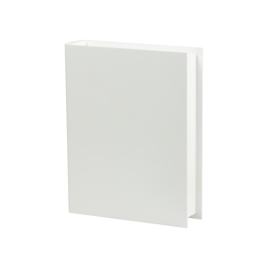 FK Dřevěná krabička ve tvaru KNIHY - 21x17x4,5 cm, Bílá