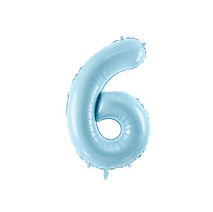 PCo Balónek fóliový "6" - modrá