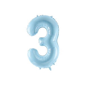 PCo Balónek fóliový "3" - modrá