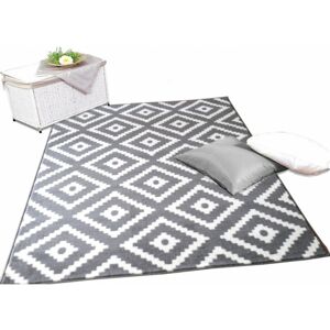WI Kusový koberec Hevus šedá s bílou - 100 x 150 cm