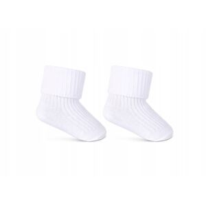 MR Kojenecké  ponožky - bílé - vel. 56 - 62