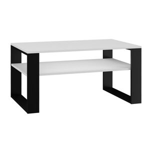TPS Konferenční stolek MODERN 1P - Bílá / Černá