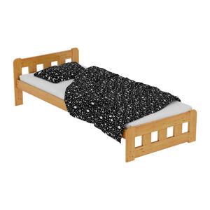 Maxi Zvýšená postel z masivu Nikola 80 x 200 cm - barva Olše - 2. Jakost ROŠT ZDARMA