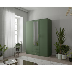 ARK Šatní skříň OLYMP, Zelená 150 cm