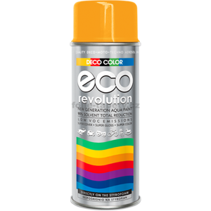 DecoColor Barva ve spreji ECO lesklá, RAL 400 ml Výběr barev: RAL 1028 žlutá