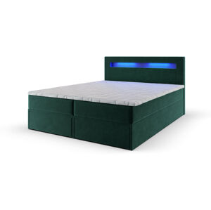 MSL Kontinentální čalouněná postel LINDOS (140 x 200 cm) Barva látky: MONOLITH 37