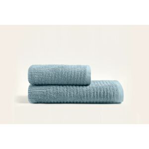 Sada 2 modrých ručníků Lykia, 50x90 cm & 90x150 cm