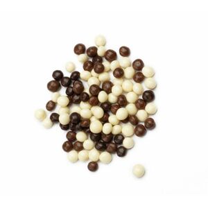 Cereální kuličky v bílé, mléčné a hořké čokoládě (0,5 kg)