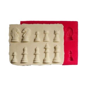 Cesil Silikonová forma Šachy malé