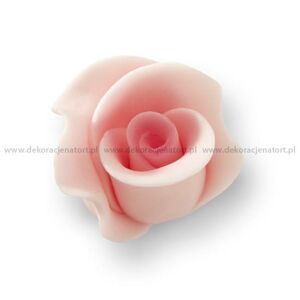 Cukrová dekorace Růže střední růžové (20 ks)