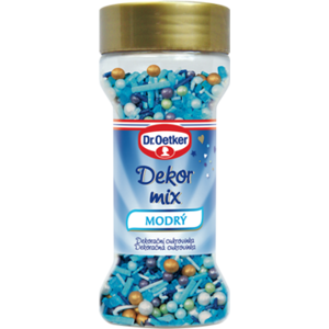 Dr. Oetker Dekor mix modrý (50 g)