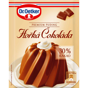 Dr. Oetker Premium puding Hořká čokoláda (52 g)
