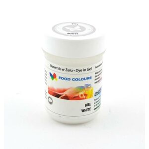 Food Colours gelová barva (White) bílá 35 g Bez E171