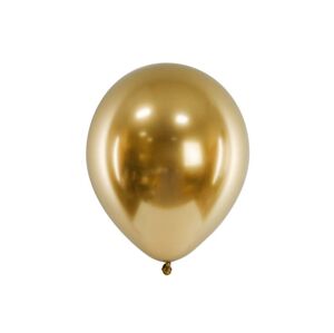 PartyDeco balónky zlaté lesklé 30 cm (10 ks)