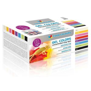 Sada gelových barev Food Colours (8 ks)